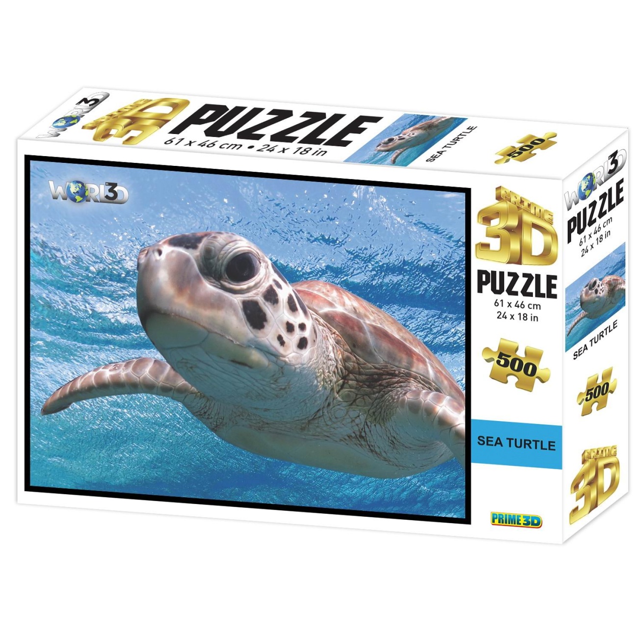 Головоломка пазл Prime 3D Морская черепаха 500 деталей 20055-SBM