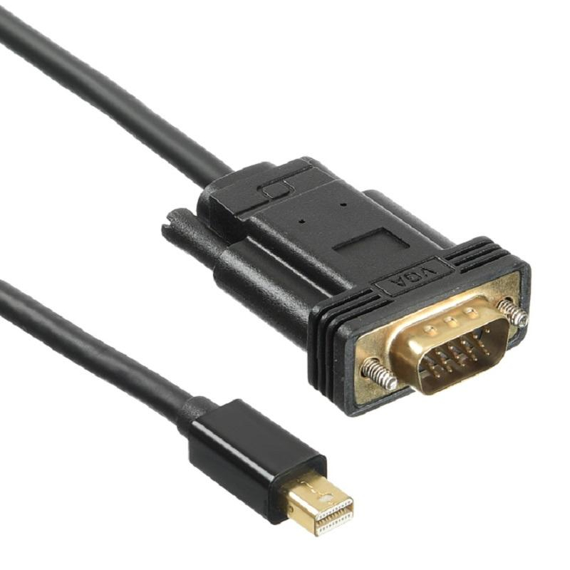 Кабель Mini DisplayPort - VGA, M/M, 2 м, Buro, чер, BHP MDPP-VGA-2 1465663 1147221