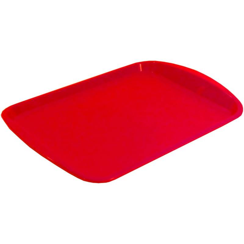 Поднос прямоугольный пластиковый Polar 470х330 мм красный 334101