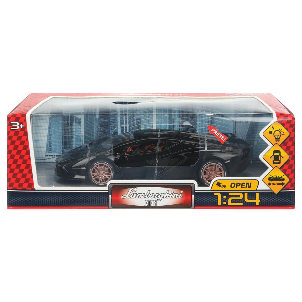 Машина металлическая свет-звук "Ламборгини Сиан", 20,8 см. багажник, Технопарк CZ129-R