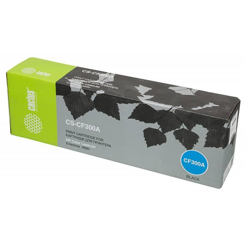 Картридж лазерный Cactus CF300A чер. для HP Color LaserJet M880/M880z 1736005