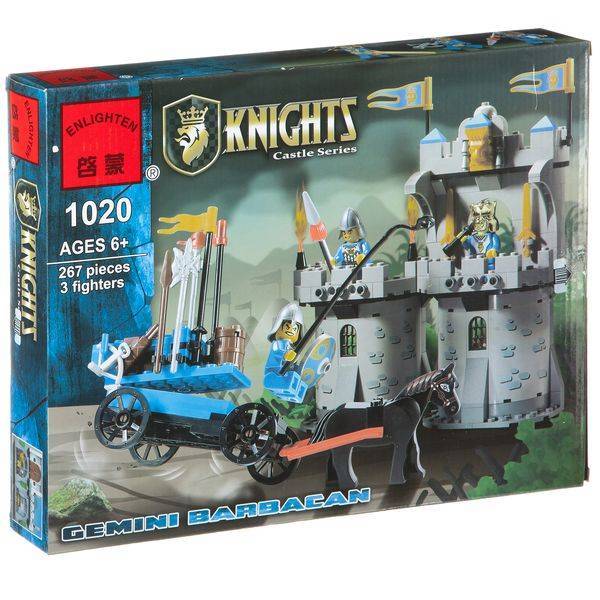 Конструктор пластмассовый Knights, 267 деталей Enlighten (Brick) Г79593 1020