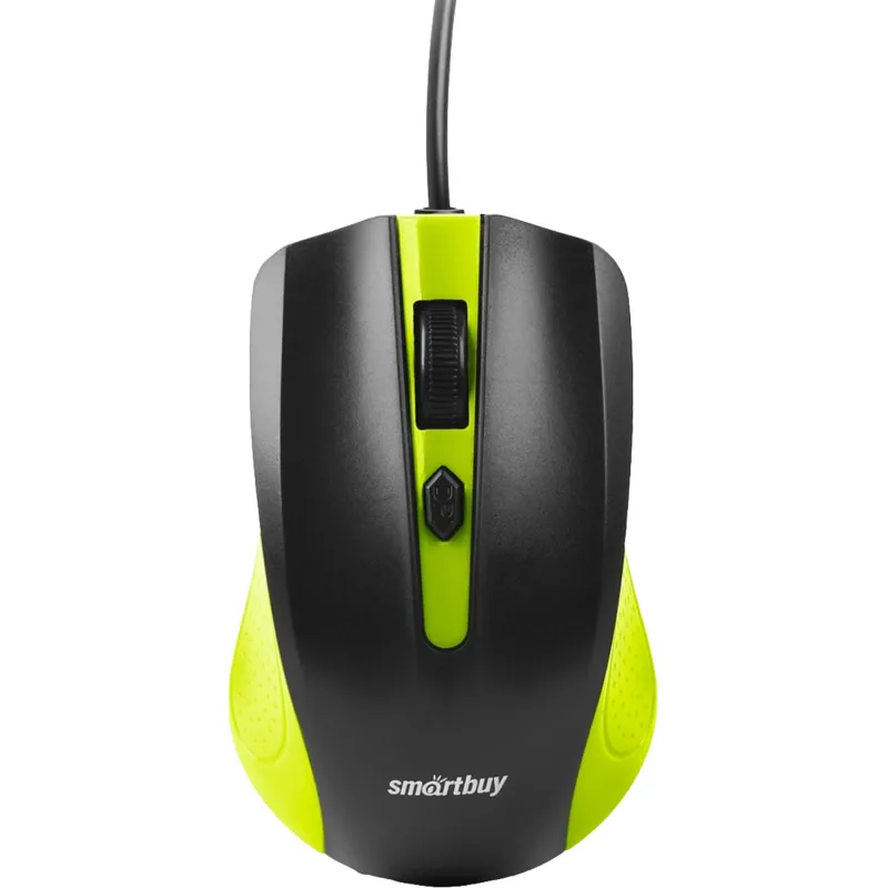 Мышь компьютерная Smartbuy ONE 352 проводная зелено-черная (SBM-352-GK)/100 1801619