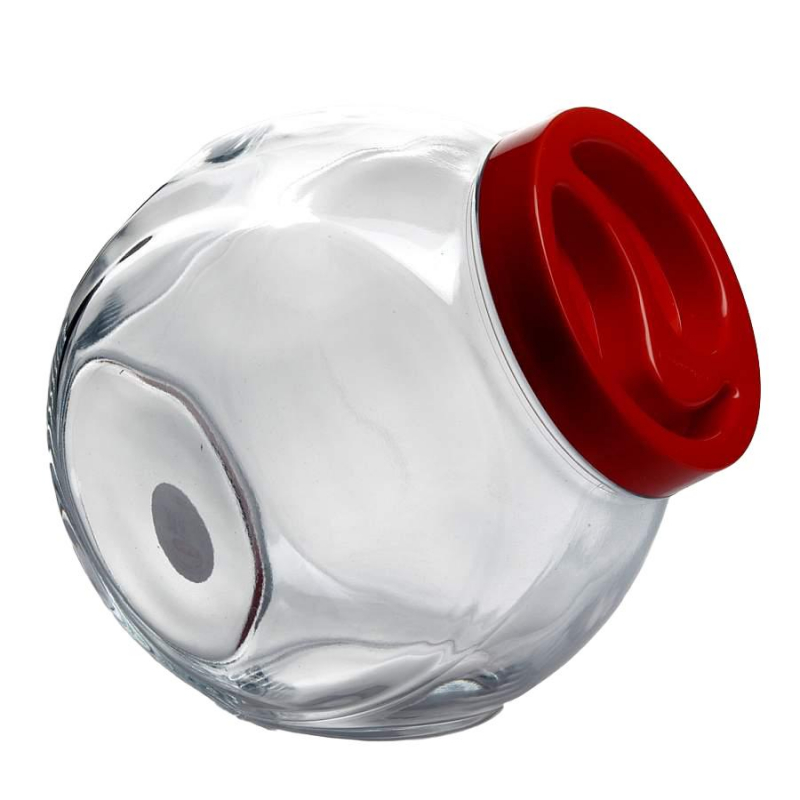 Банка с красн. крышкой БЕЛЛА 1500 мл (80000SLB) Pasabahce 1535587