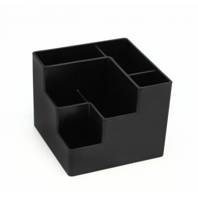 Подставка для канцелярских мелочей Attache Line черная 6 отделений 1259001