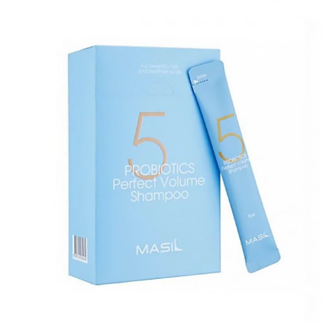 Шампунь MASIL 5 PROBIOTICS PERFECT VOLUME SHAMPOO объём волос с пробиотиками 8млx20 8809744060484