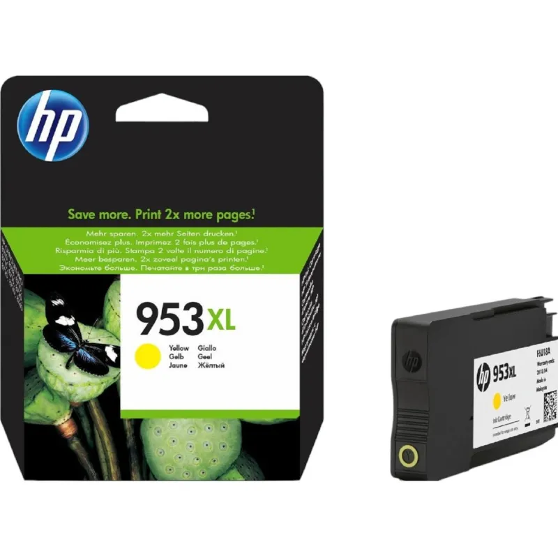 Картридж струйный HP 953XL F6U18AE жел. пов.емк. OJ Pro 8210/8720 622597