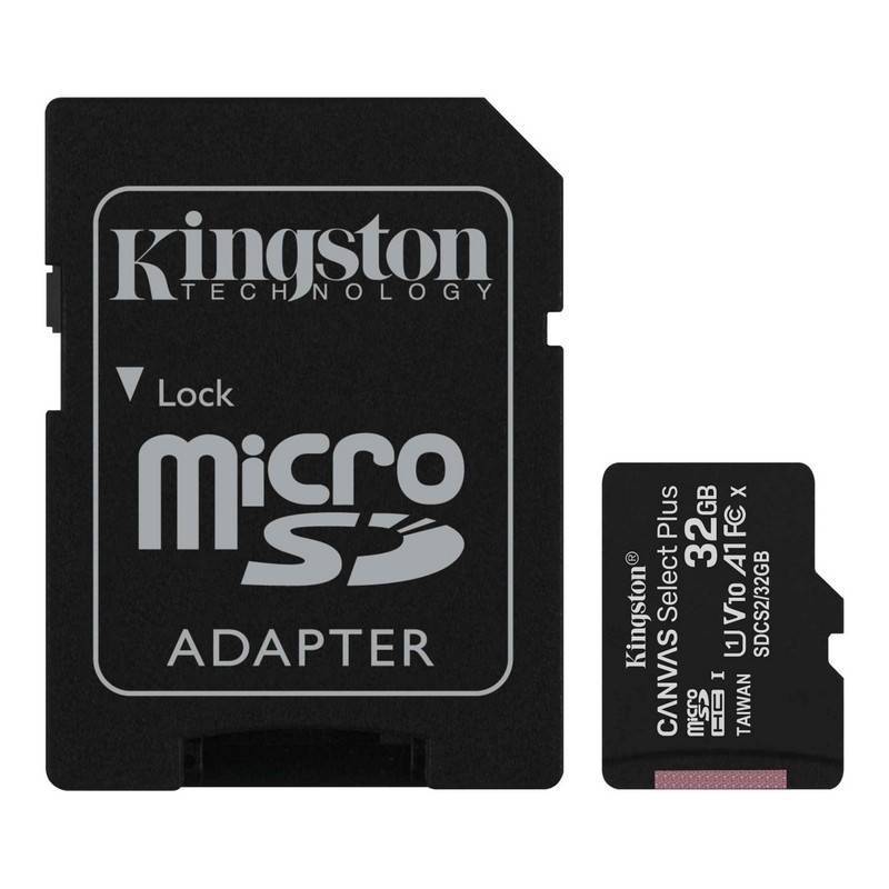 Карта памяти 32 Гб microSDHC Kingston Canvas Select Plus SDCS2/32Gb 1179787