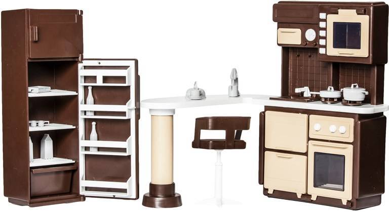 Набор игрушечной мебели для кухни "Коллекция" Огонек ОГ1298