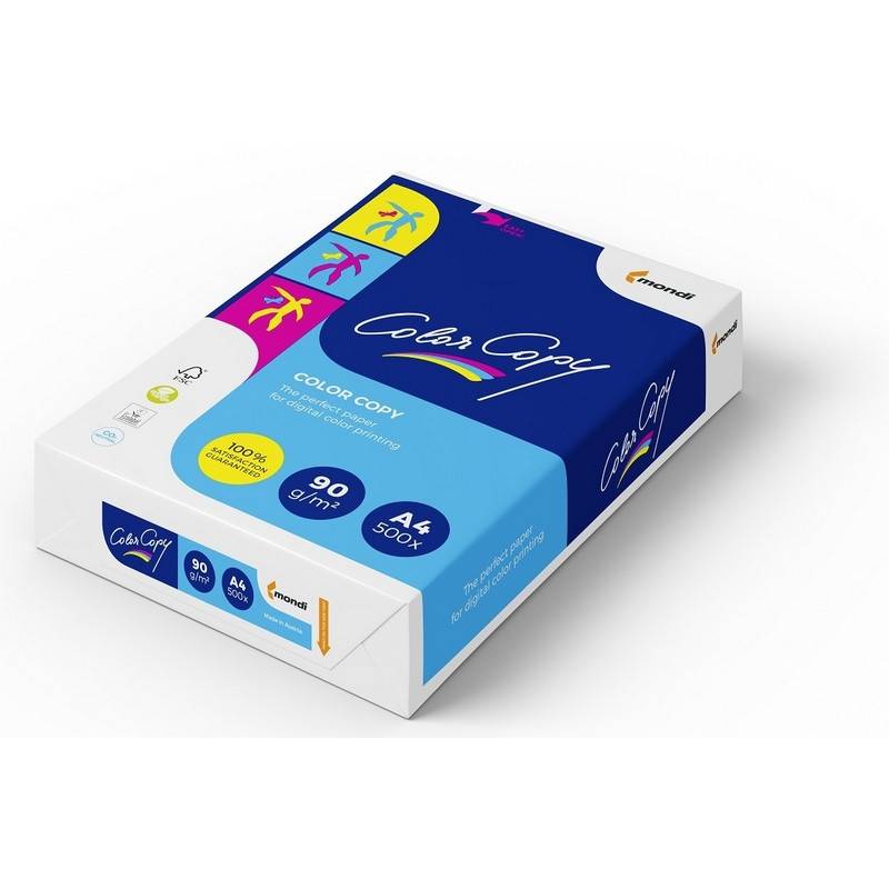 Бумага для цветной лазерной печати Color Copy (А4, 90 г/кв.м, 500 листов) 65183