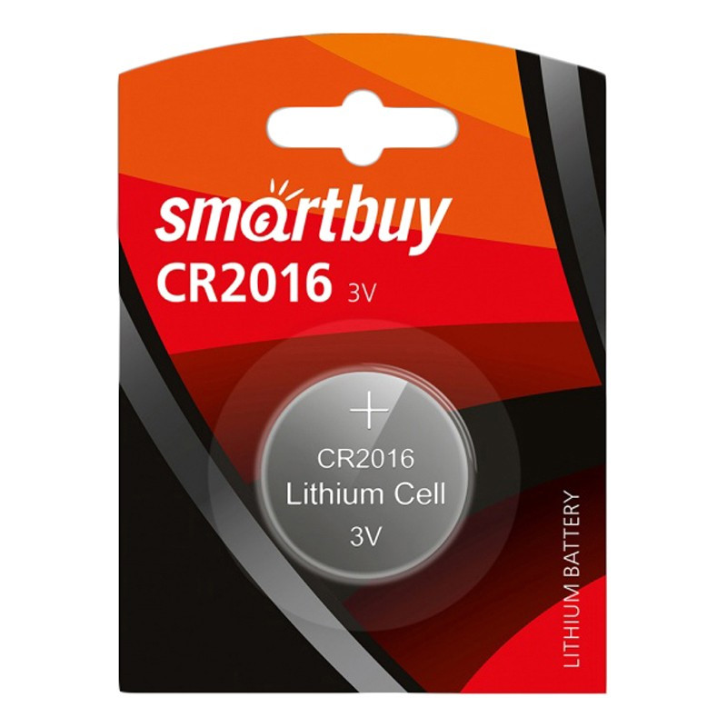 Батарейка Smartbuy CR2016 1шт/бл (SBBL-2016-1B) 999857