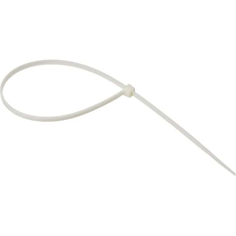 Хомут стяжка нейлоновая морозостойкая TOPFORT 4х300 белый 100 шт/уп 2097671
