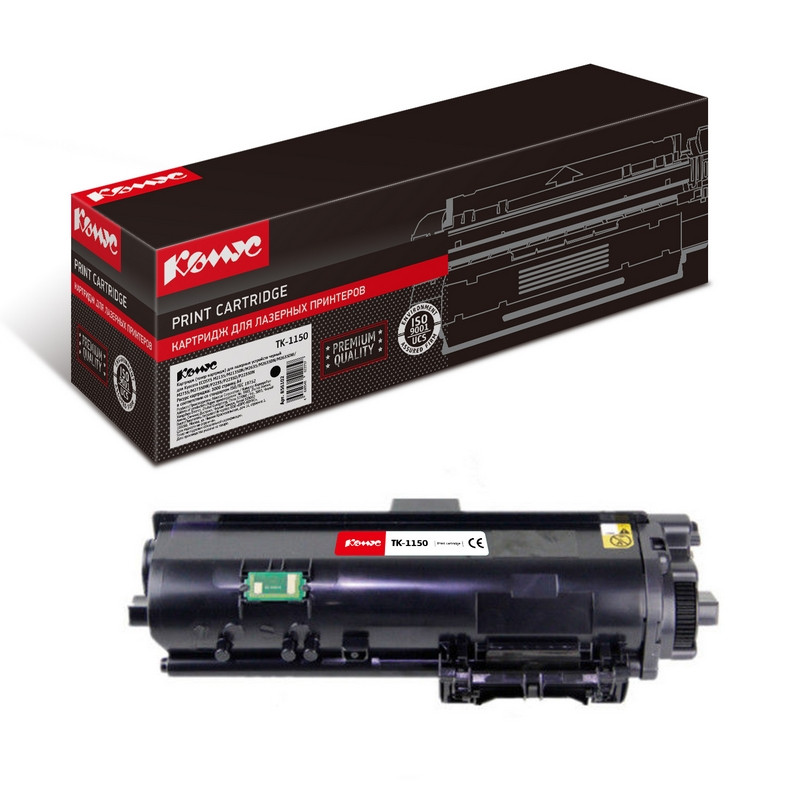 Картридж лазерный Комус TK-1150 чер. для Kyocera Ecosys M2635 (чип) 856102