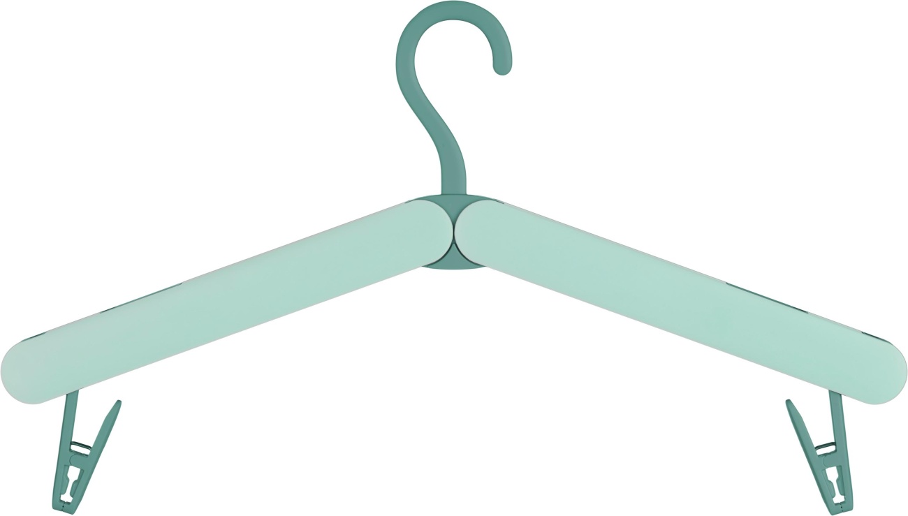 Вешалка-плечики HD_Attache HD604(C/B) складная.пластик зеленый р.44-46 1905187