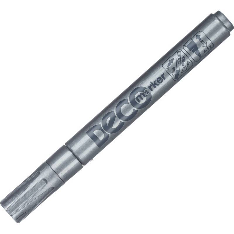 Маркер промышленный ICO для универсальной маркировки серебристый (2-4 мм) 267666