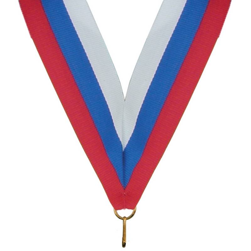 Лента для медалей 35 мм цвет триколор LN5a 1096607