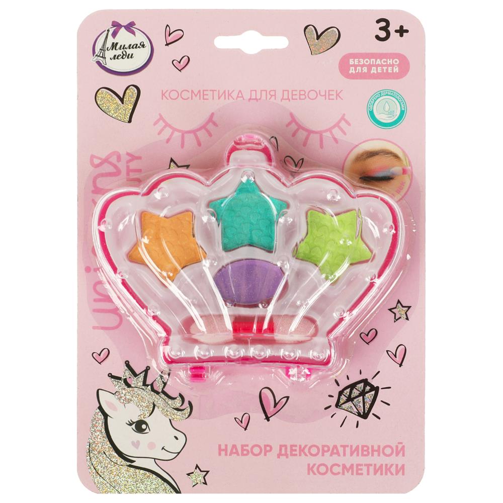 Косметика детская: тени для век с аппликатором Милая леди 70522B2-2-UNI-ML