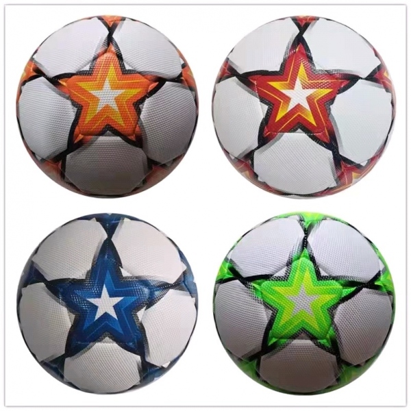 Мяч футбольный 1 слой, 5р, 300г (цвет в асс) спортивный Next SC-1PVC300-HFS-1