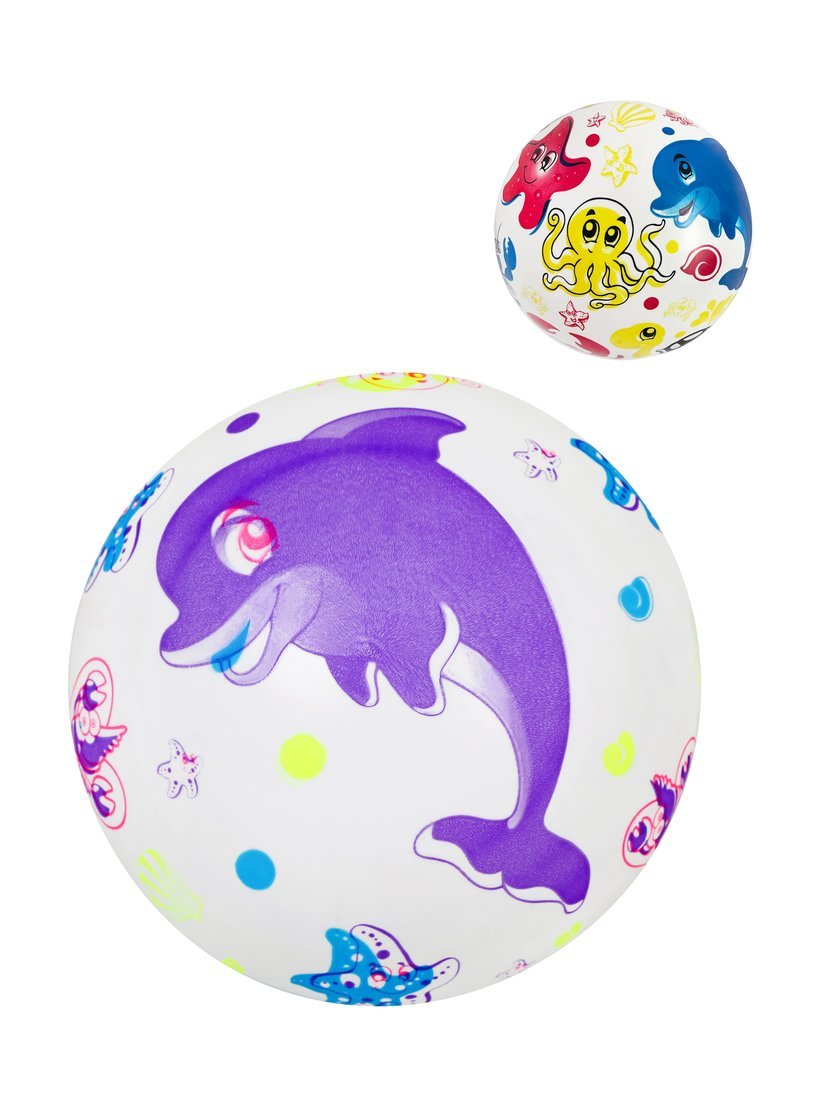Мяч детский 22 см. Море, 60 г., ПВХ Наша Игрушка 649207