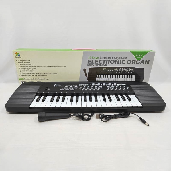 Синтезатор (220v/ на бат) с микрофоном, usb провод F006-H29629