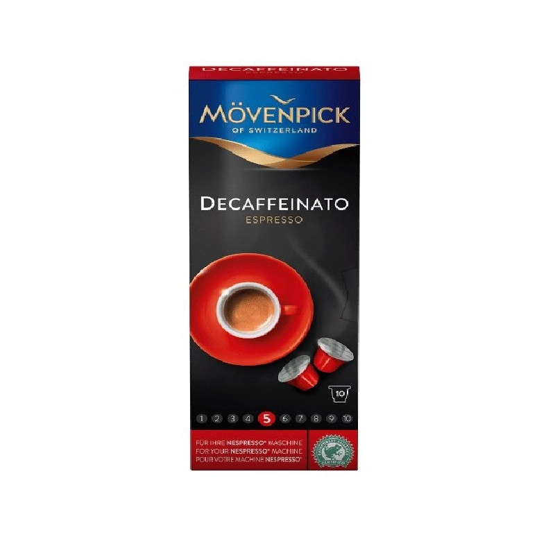 Кофе в капсулах Movenpick Espresso Decaffeinato, 10 капсул 1222369