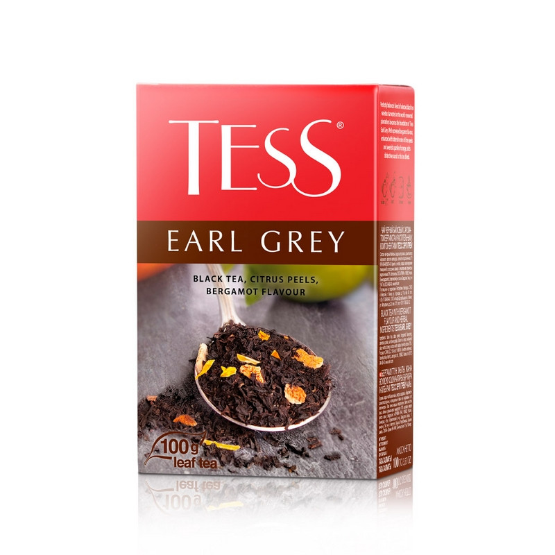 Чай Tess Earl Grey листовой черный с добавками,100г 0644-15 1221740