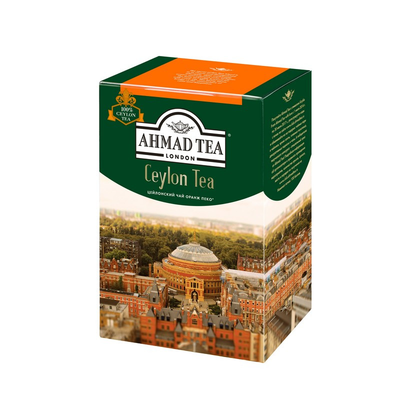 Чай Ahmad Ceylon Tea листовой черный Оранж Пеко, 200г 1289-012 Ahmad Tea 305421