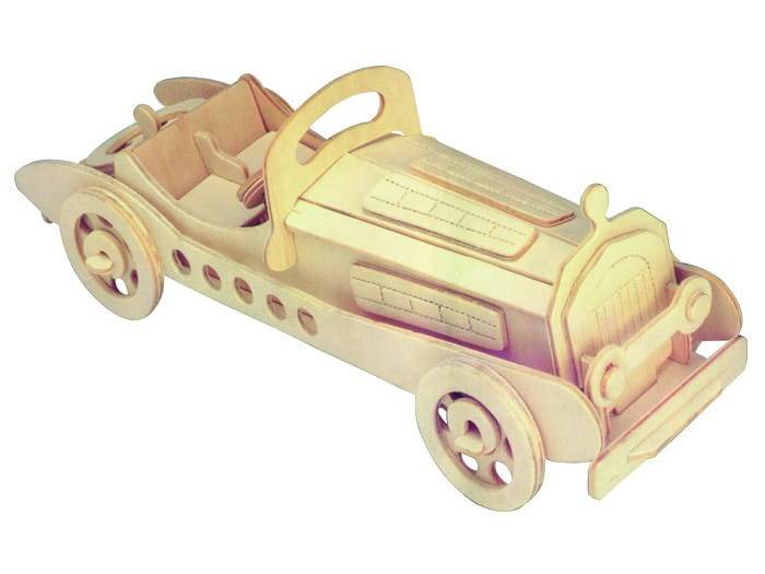 Мерседес, деревянная сборная модель Wooden Toys P013