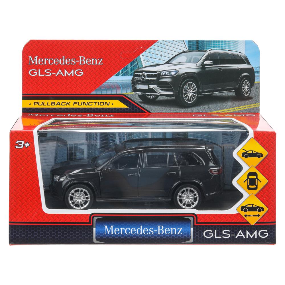 Машина металлическая "Мерседес-Бенц gls class amg" 12 см. темно-серый Технопарк GLS-12-DGR