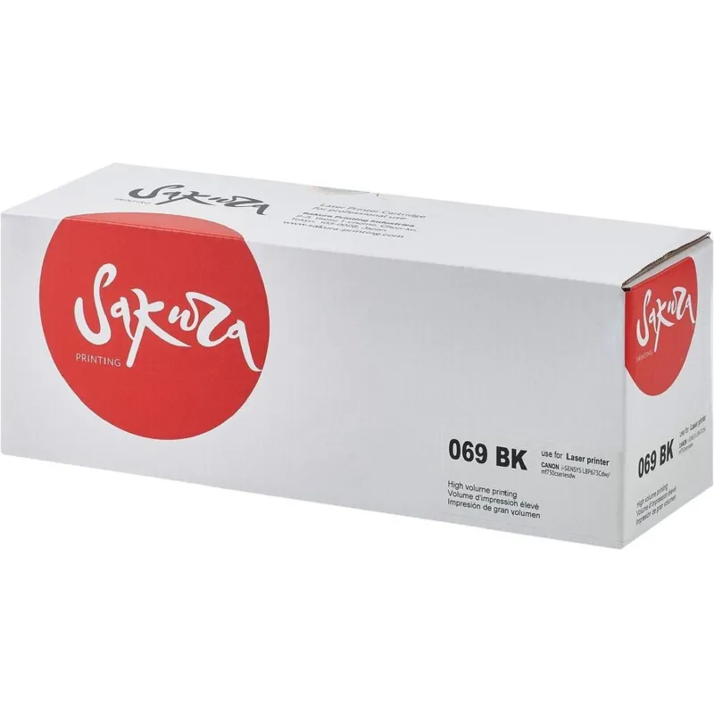 Картридж лазерный Sakura 069BK чер. для Canon LBP673Cdw/MF752Cdw/MF754Cdw 2014976 SA069BK