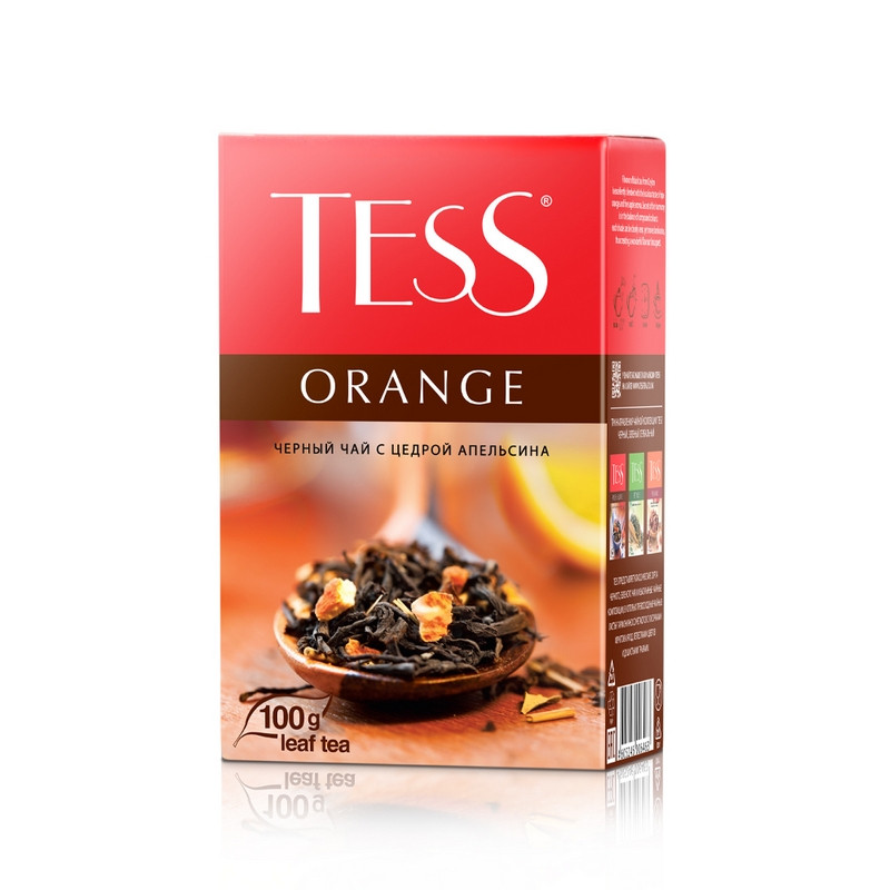 Чай Tess Orange листовой черный с добавками,100г 0646-15 1221741