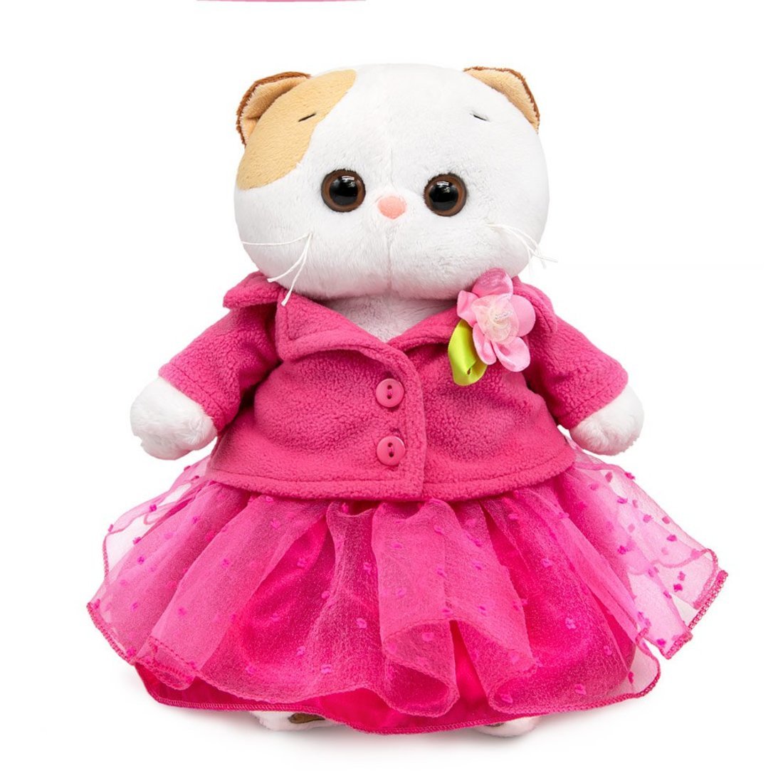 Мягкая игрушка Кошечка Ли-Ли в жакете с цветком и юбке 24 см BudiBasa LK24-169