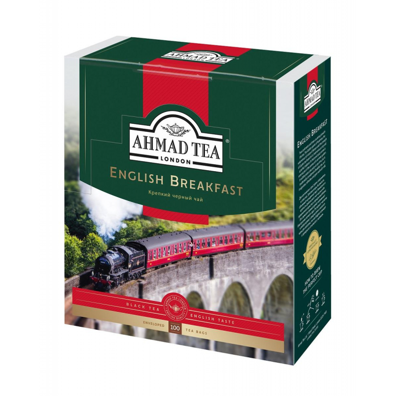 Чай Ahmad English Breakfast черный 100пак/уп 6001-08 Ahmad Tea 48062