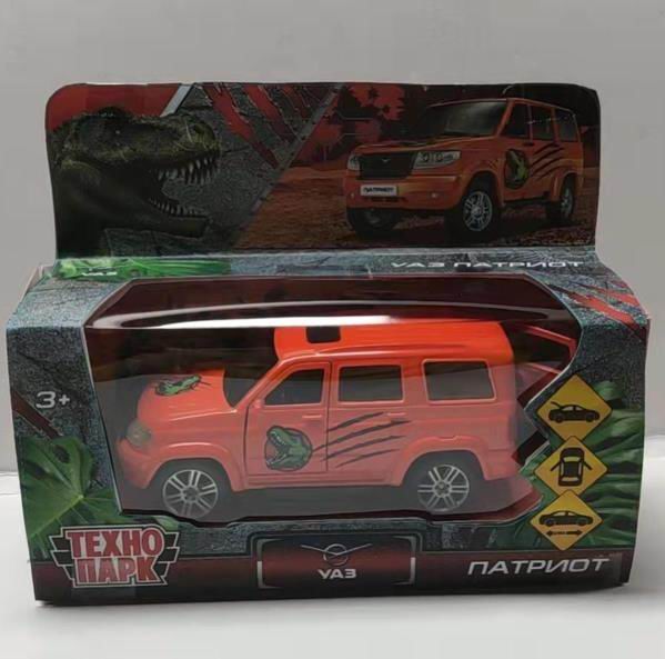 Машина Технопарк UAZ 12 см с динозавром SB-17-81-UP-DINO(WB)