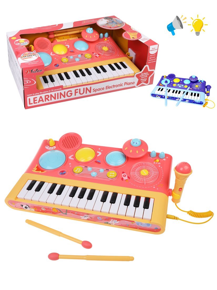 Игрушка музыкальная: орган, 29 клавиш, свет/звук, в асс. Наша Игрушка 35178