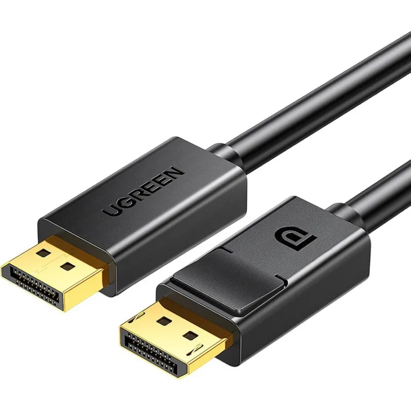 Кабель UGREEN DP102 (10244) DP Male to Male Cable. 1м. черный 2162390 10244_