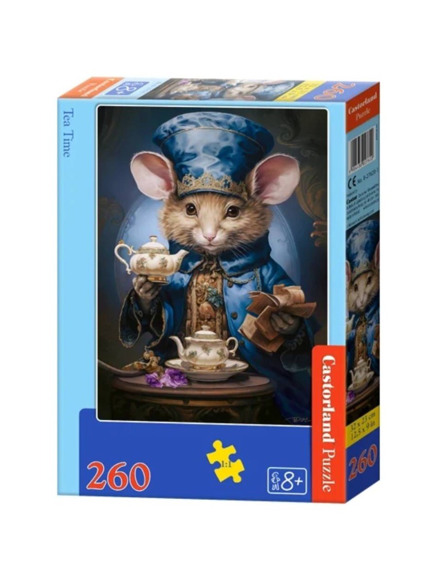 Castorland Пазл MIDI 260 деталей Время чая. Мышь B-27620