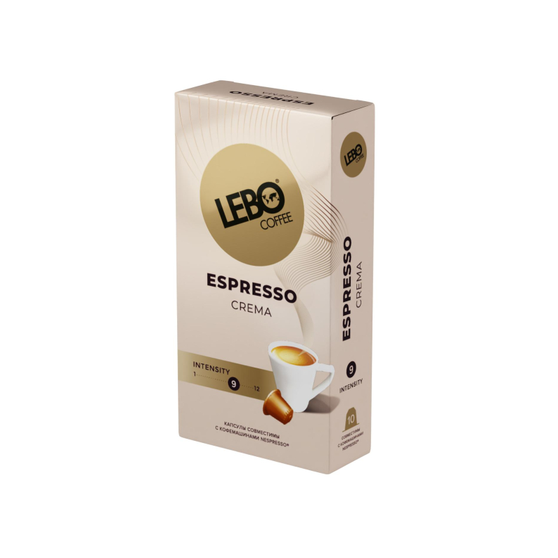 Кофе в капсулах Lebo Espresso Crema, 10кап/уп 1758036