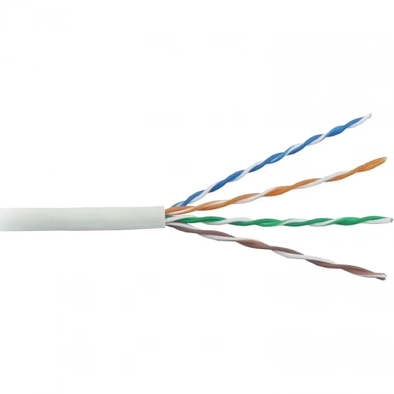 Кабель TWT TWT-5EUTP-LSZH 4 пары, Кат.5e, LSZH, 305 метров, белый 2125696