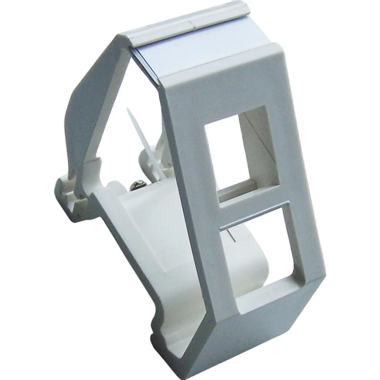 Модуль LANMASTER рамка на DIN-рейку LAN-DRF-1OK-WH 2414395