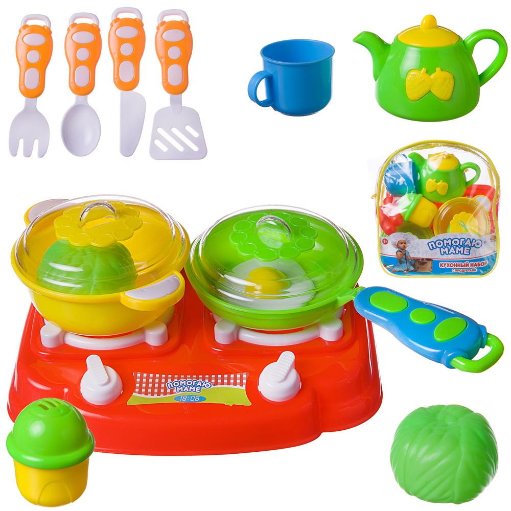 Игровой набор "Помогаю маме": набор посуды в сумочке ABtoys (АБтойс) PT-01238