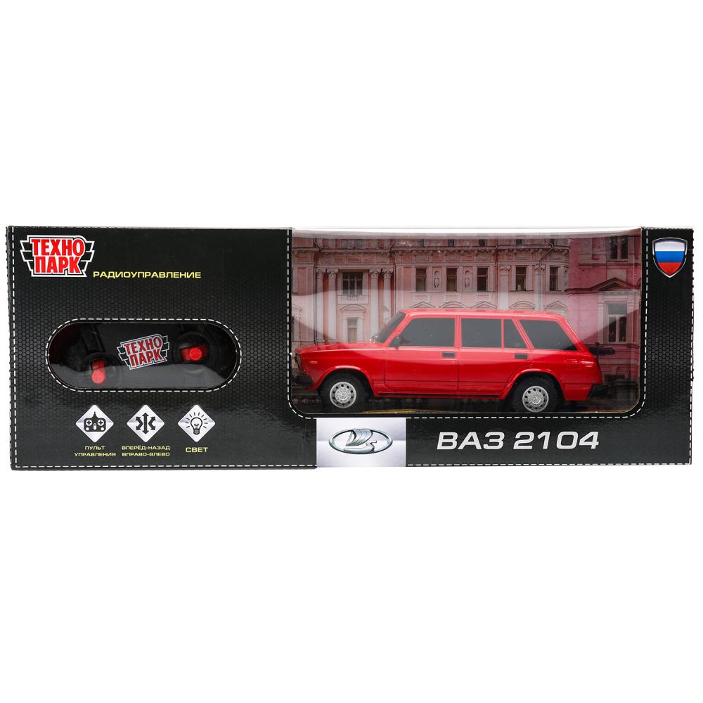 Машина р/у Лада ваз-2104 свет, 18 см. красный, Технопарк 2104-18L-RD