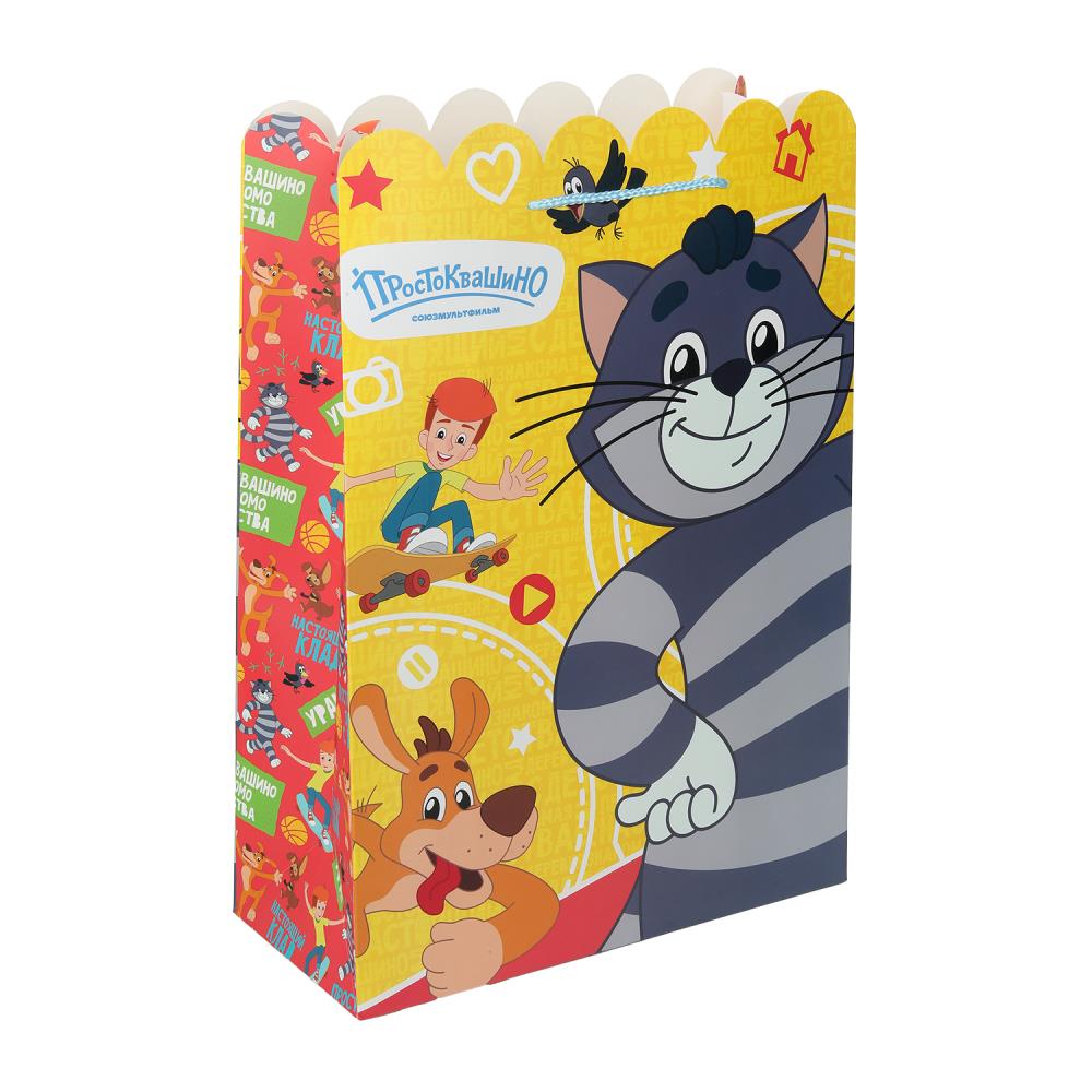 Пакет подарочный креативный "Союзмультфильм" XL, "Простоквашино", 190 гр/м Чудо праздник PXL-130098-PR