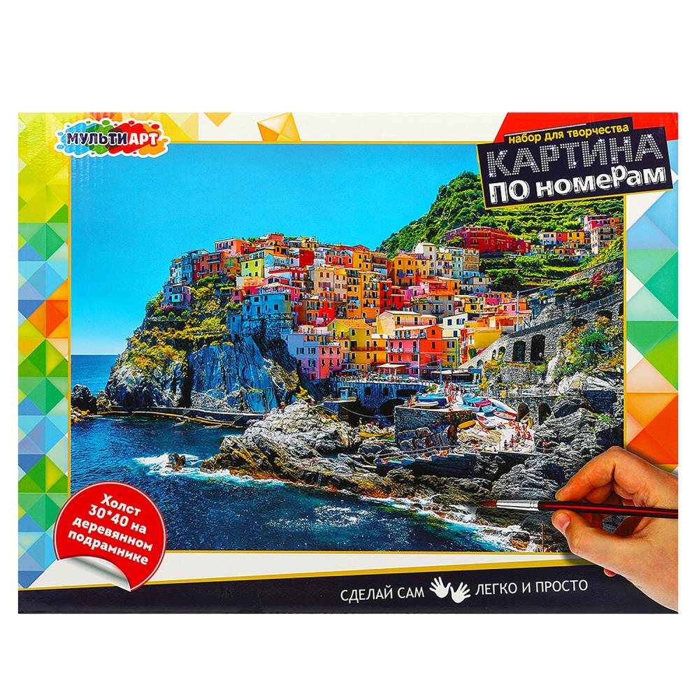 Картина по номерам 30х40 см. берег мечты MultiArt CANV30X40-MULTI55
