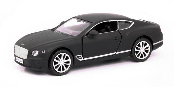 1:32 Машина металлическая RMZ City The Bentley Continental GT 2018 (цвет черный матовый) Uni-Fortune 554043M