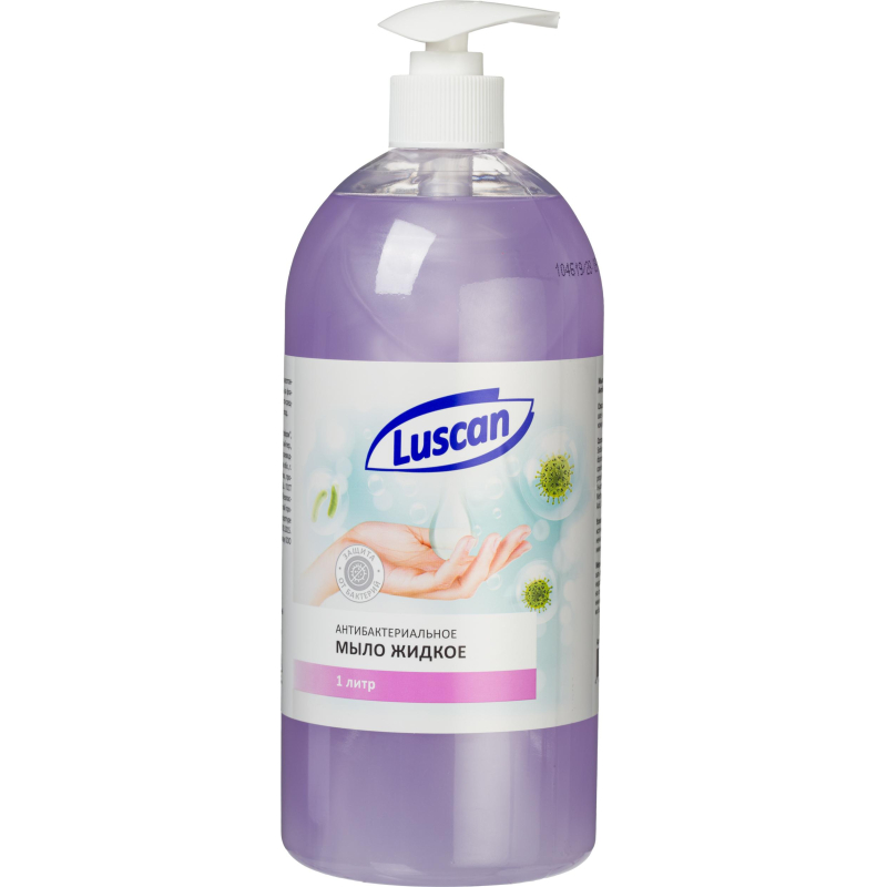 Мыло жидкое Luscan антибактериальное с дозатором 1л 1566939 антибактериальное 1000