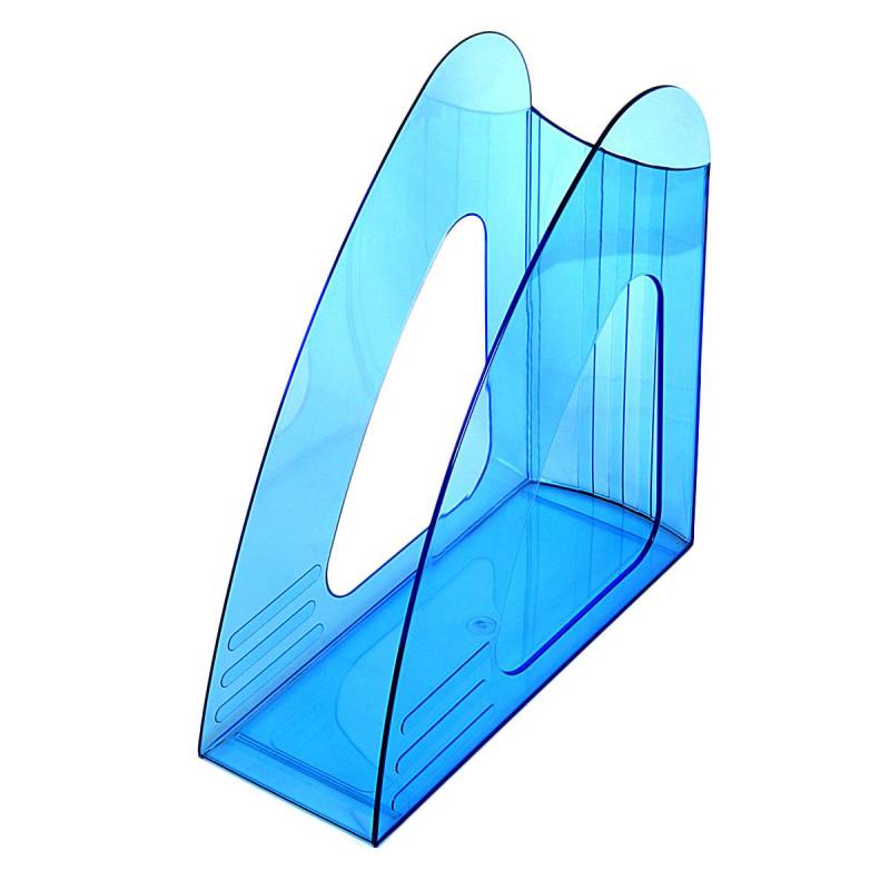 Вертикальный накопитель Attache 90мм Bright Colours прозрачный голубой 1337996