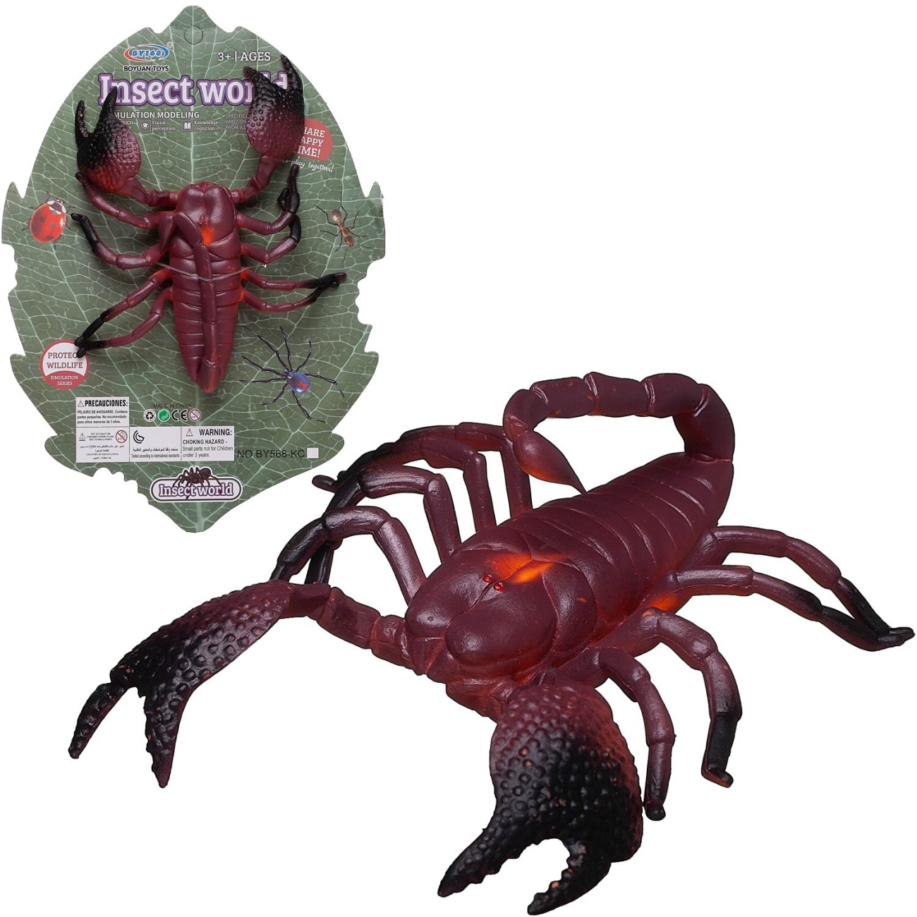 Фигурка гигантская Junfa насекомого "Скорпион" WA-25518