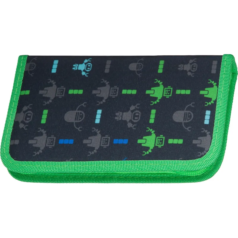 Пенал Robot, 1 секц. 190x110x20мм, ткань Комус Класс 1691789