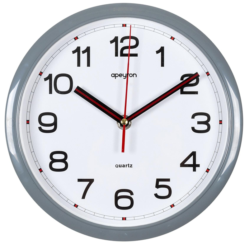 Часы настенные, круглые, цвет корпуса серый PL200909 Apeyron 1585123